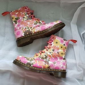 Dr. Martens-1460 Pascal Vintage Daisy-Sz UK7/US9L